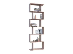 Prateleira*VCM Wood Room Divider Stand Shelf Bookshelf Decoração Livros 6 compartimentos Stand Shelf Palusa L (Sonoma Oak) Multicor