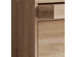 VCM Wood Shoe Cabinet | Dimensões: A. 91 x L. 59 x P. 22 cm | 2 flaps | gaveta estreita | prateleira prática - Sipos M (Sonoma oak (Sägerau))^ Móvel De Arrumação|Sapateira