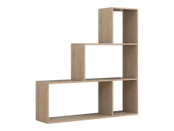Prateleira*VCM Wood Stand Stair Shelf Stepped Shelf Shelf Room Divider Bookshelf Dubila M (Sonoma Oak) Multicor