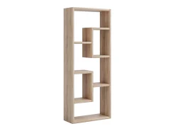 Prateleira|VCM Wood Storage | Bookcase | Dimensões A. 92 x L. 36 x P. 15 cm | Prateleira de mídia | divisória de quarto chique | Prateleira de suporte - Vilo (carvalho mel) Multicor