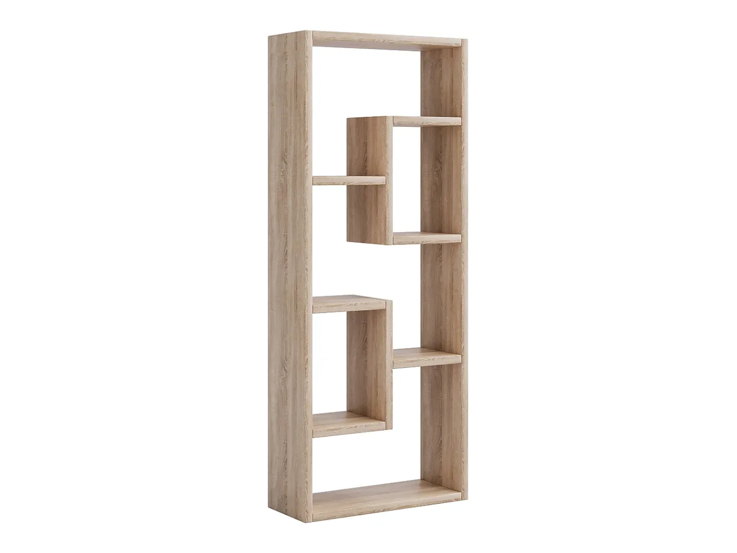 Prateleira|VCM Wood Storage | Bookcase | Dimensões A. 92 x L. 36 x P. 15 cm | Prateleira de mídia | divisória de quarto chique | Prateleira de suporte - Vilo (carvalho mel) Multicor
