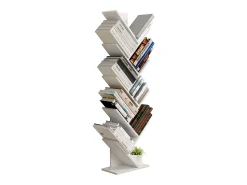 Acessórios De Arrumação*VCM Wood Storage Stand Prateleira Estante Decoração Livros Stand Shelf Nulis XL Branco