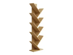 Acessórios De Arrumação|VCM Wood Storage Stand Shelf Bookshelf Decoração Livros Stand Shelf Nulis XL (Honey Oak) Castanho
