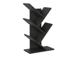 Prateleira*VCM Wood Storage Stand Shelf Bookshelf Decoração Livros Stand Shelf Nulis L (Anthracite) Preto