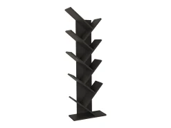 Acessórios De Arrumação*VCM Wood Storage Stand Shelf Bookshelf Decoração Livros Stand Shelf Nulis XL (Antracite) Preto