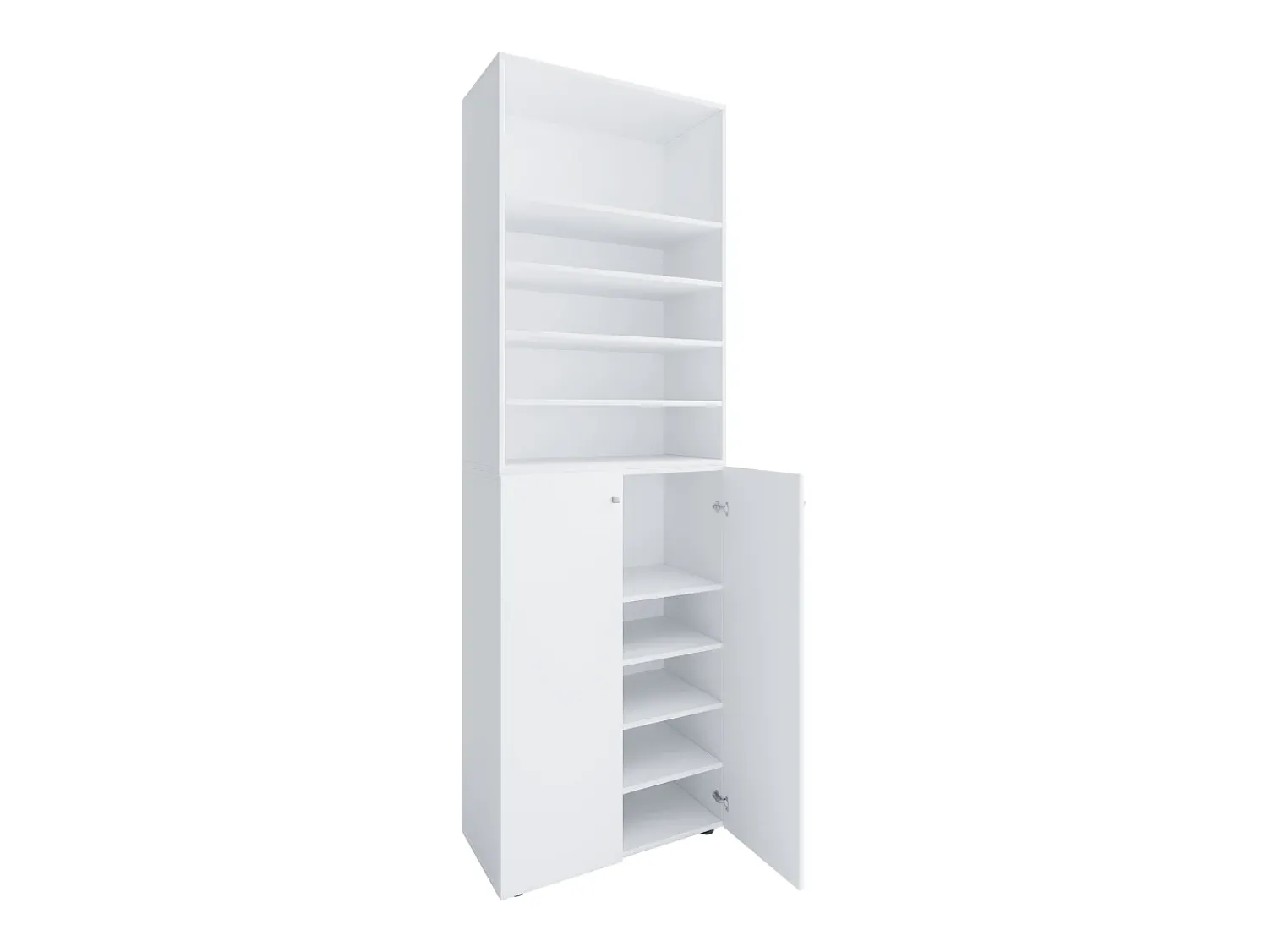 VCM XL Madeira Grande Sapato Gabinete Prateleira Grandes Botas Móveis de Piso Lona 10 Compartimentos (Branco)^ Móvel De Arrumação|Sapateira