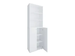 Online VCM XL Madeira Grande Sapato Gabinete Prateleira Grandes Botas Piso Mobília Lona 6 Compartimentos (Branco) Multicor