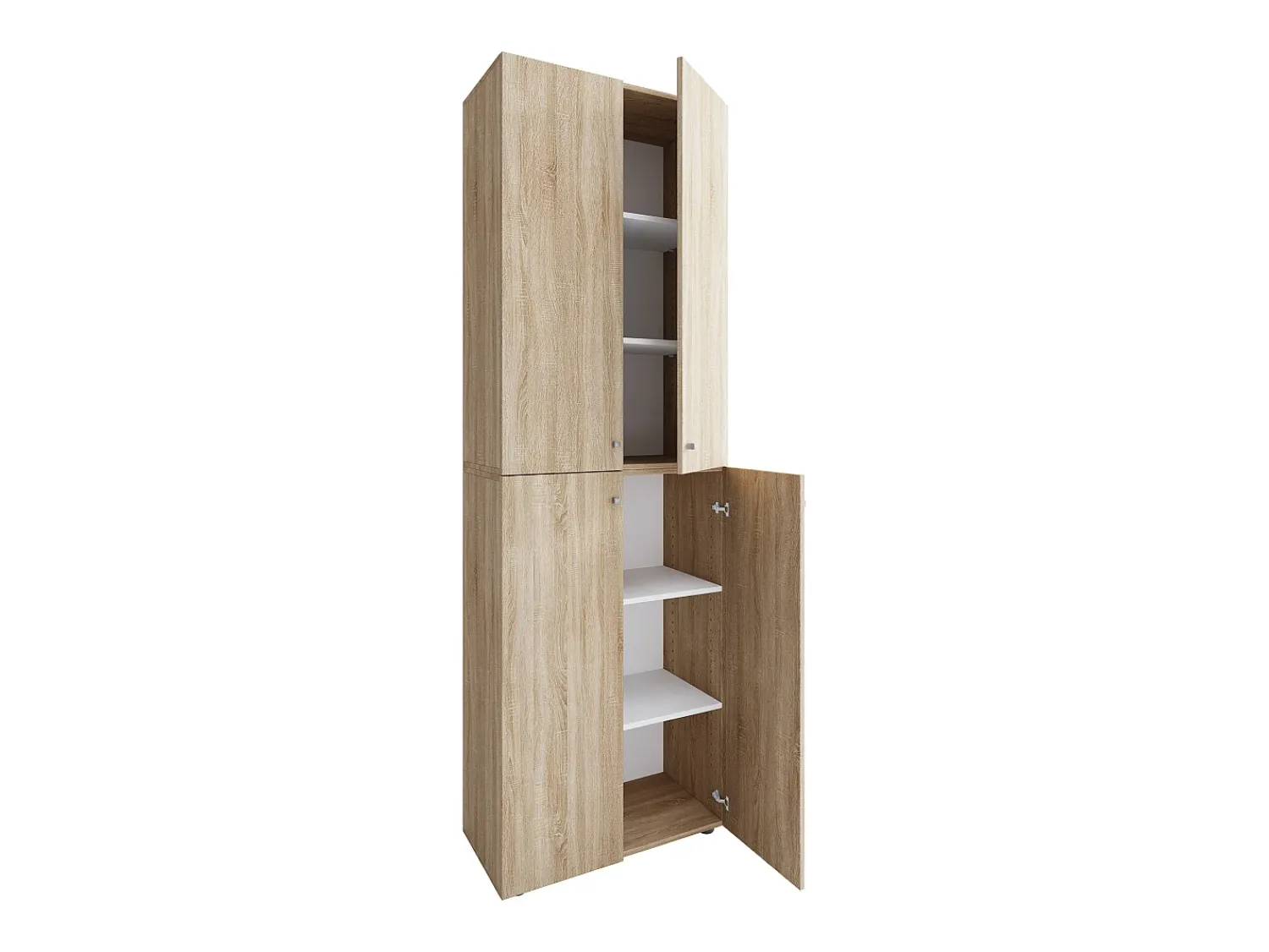 VCM XL Madeira Grande Sapato Armário Prateleira Grandes Botas Mobiliário de Piso Lona 6 Compartimentos Turning Doors (Sonoma Oak)^ Móvel De Arrumação|Sapateira