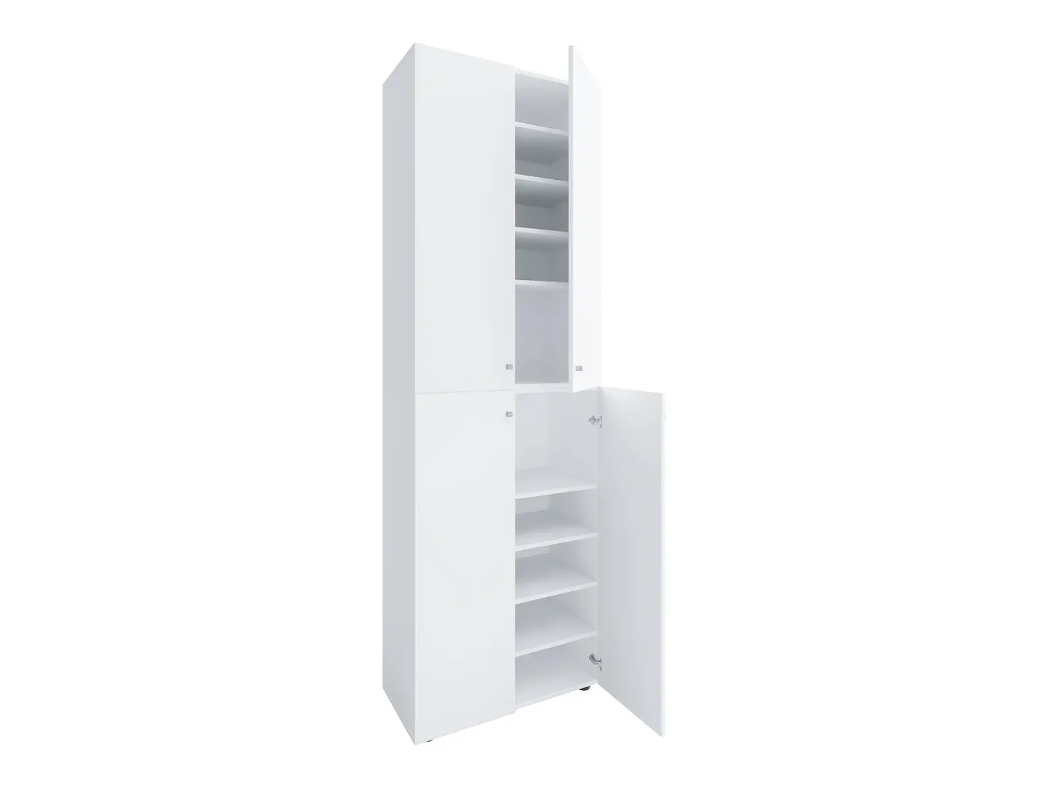 VCM XL Madeira Grande Sapato Gabinete Prateleira Botas Grandes BoardFurniture Lona 10 Compartments Turning Doors (Branco)^ Móvel De Arrumação|Sapateira