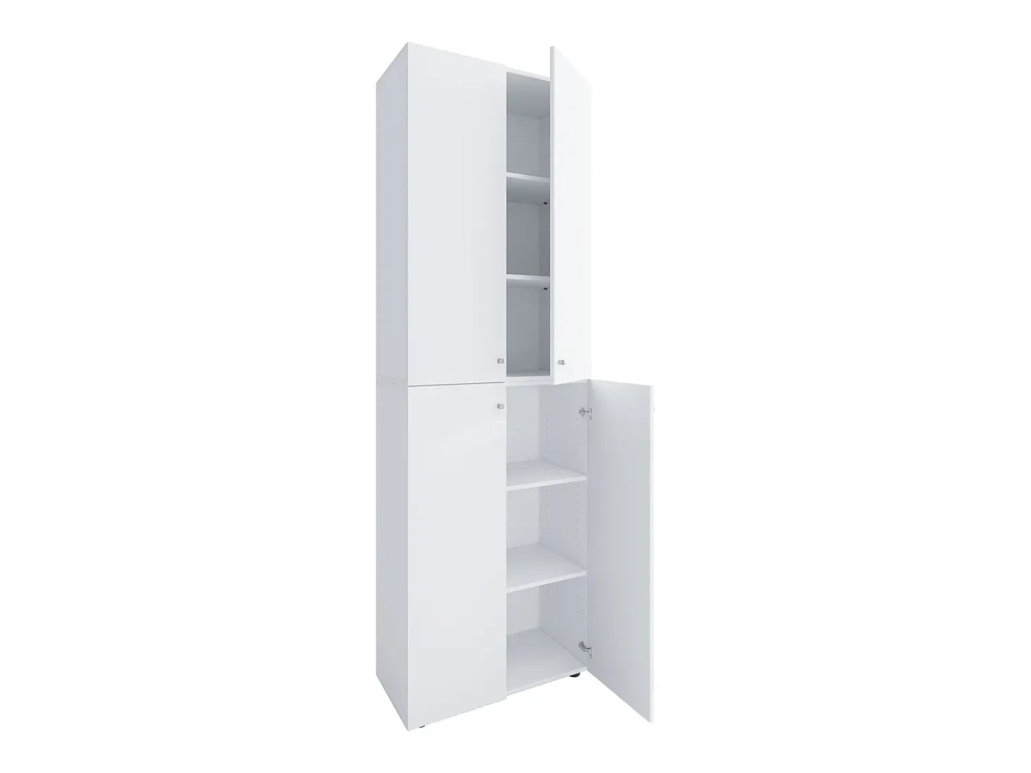 Discount VCM XL Madeira Grande Sapato Armário Sapato Rack Botas Grandes Mobiliário de Piso Lona 6 Compartimentos Turning Doors (Branco) Multicor