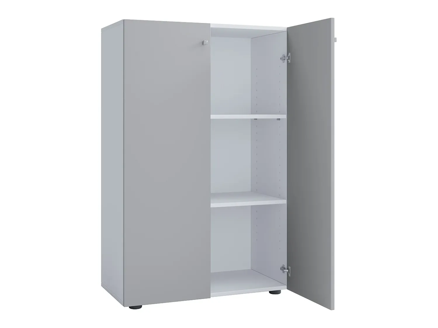 New VCM XL Madeira Grande Sapato Gabinete Prateleira Grandes Botas Móveis de Piso Lona 3 Compartimentos (Branco / Cinza) Multicor