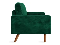 DripeX Veludo e sofá de veludo sólido - 3 lugares - carga máxima 300kg - 176x78x85cm^ Sofá