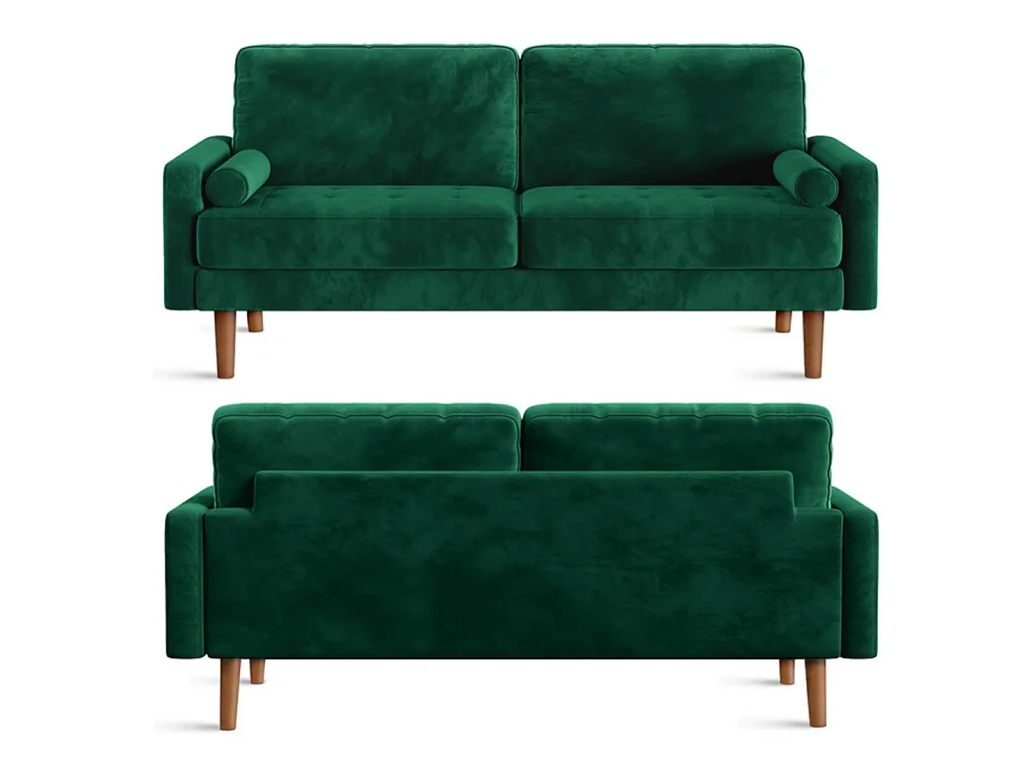 DripeX Veludo e sofá de veludo sólido - 3 lugares - carga máxima 300kg - 176x78x85cm^ Sofá