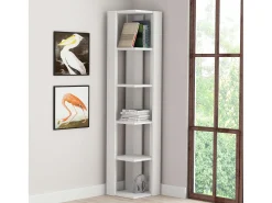 Prateleira| Vert. Senses 5 prateleiras 34x161x34 cm Branco