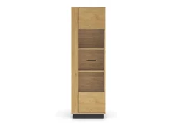 Vitrina*Petits-Meubles Vitrina de 1 porta em madeira Ysia e Preto