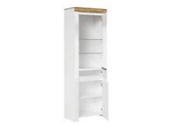 Vitrina|Petits-Meubles Vitrina de 2 portas Hella e Madeira Branco