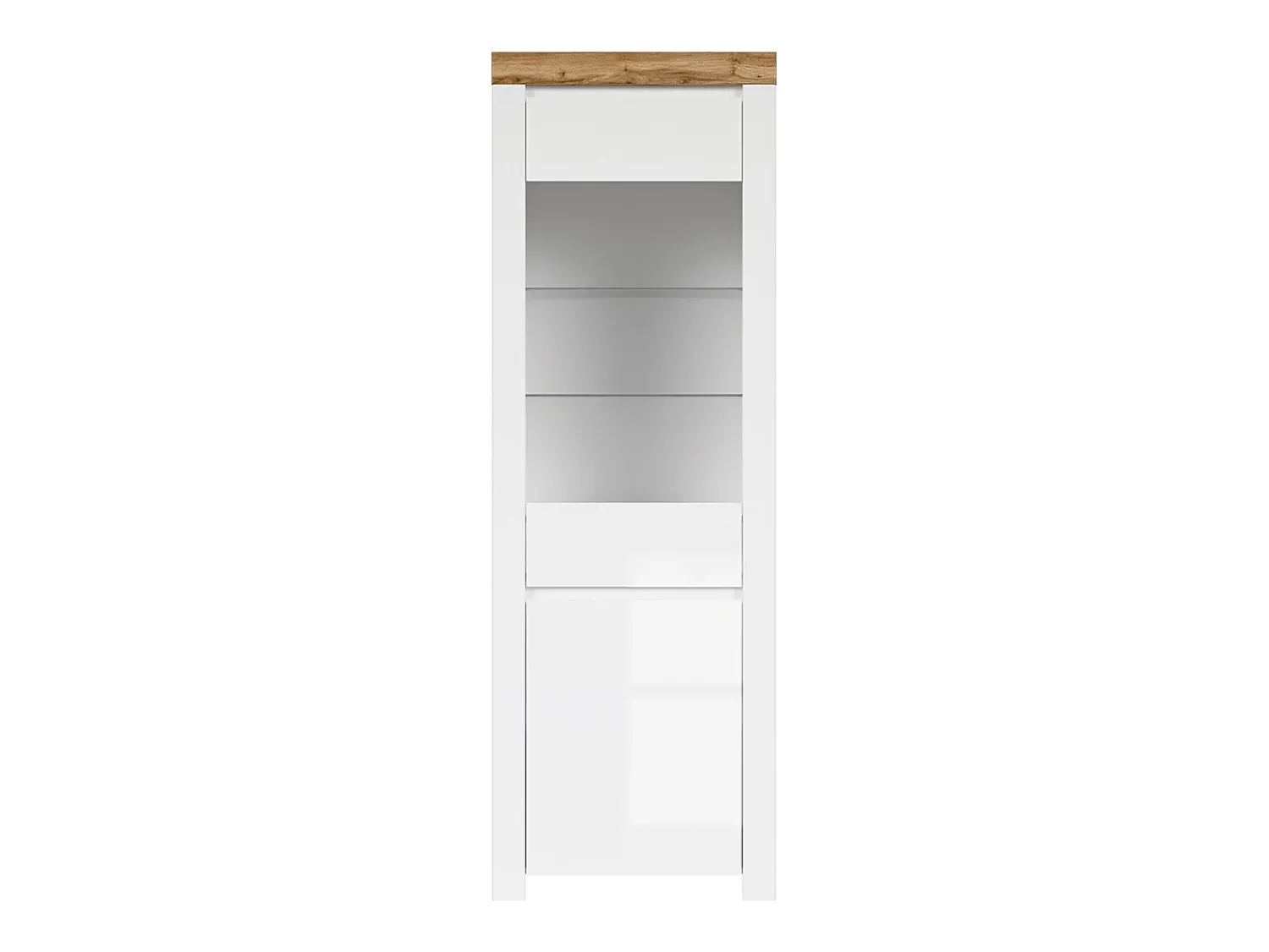 Vitrina|Petits-Meubles Vitrina de 2 portas Hella e Madeira Branco