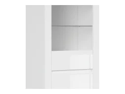Vitrina|Petits-Meubles Vitrina de 2 portas Hella e Madeira Branco