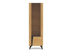 Vitrina|Petits-Meubles Vitrina de 2 portas Soah em madeira e , direita Preto