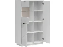 Vitrina*Petits-Meubles Vitrina de 3 portas Sven Branco