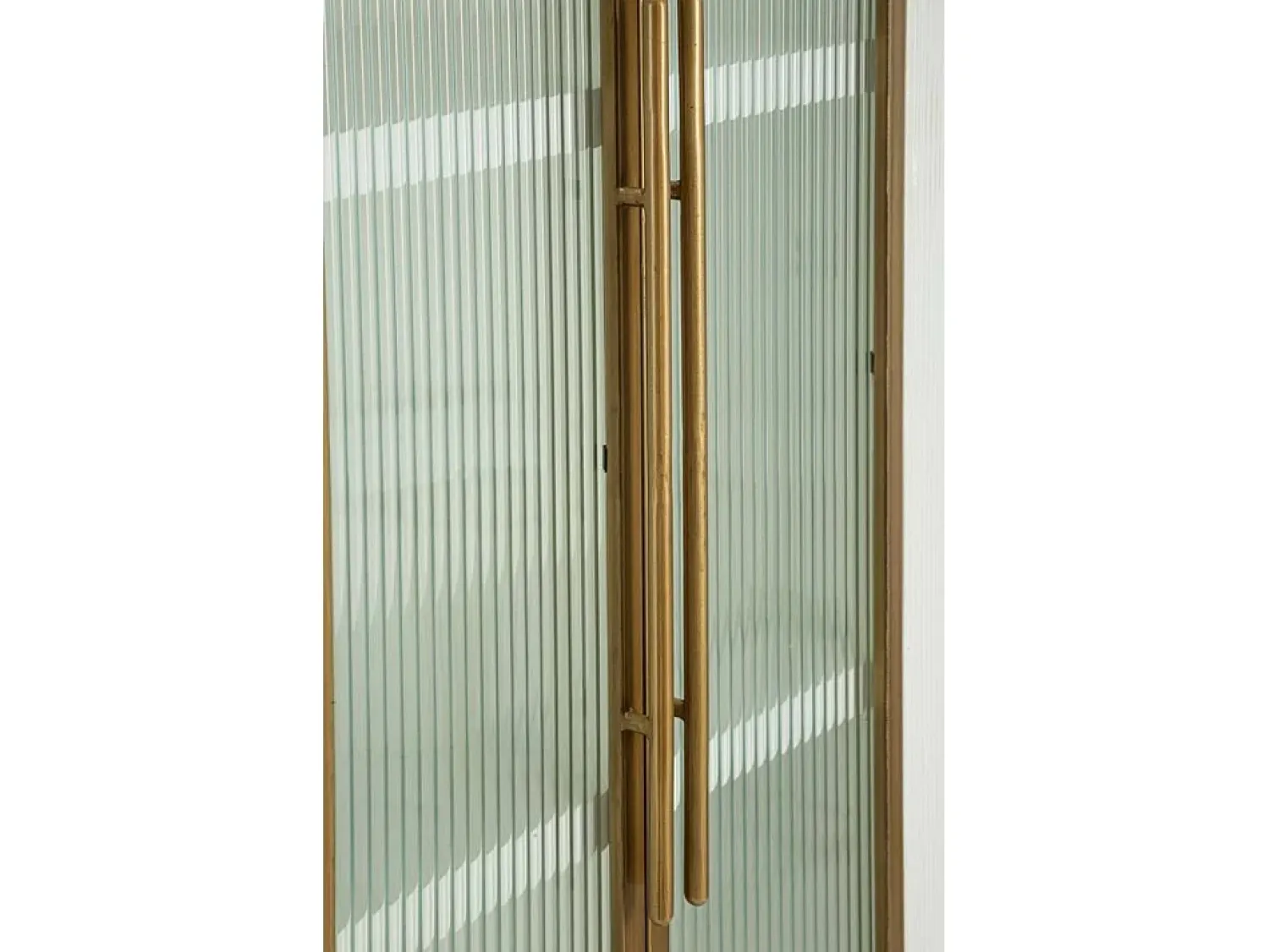 Vitrina*Dmora Vitrina de zibelina, Aparador expositor, Vitrina multiusos, Aparador de sala, 85x40 h160 cm, e Castanho Branco