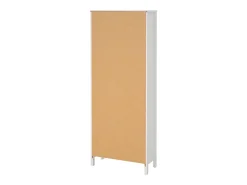 Vitrina|Dmora Vitrina Dvecch, Aparador expositor, Vitrina multiusos, Aparador sala, 78x33 h199 cm, Branco