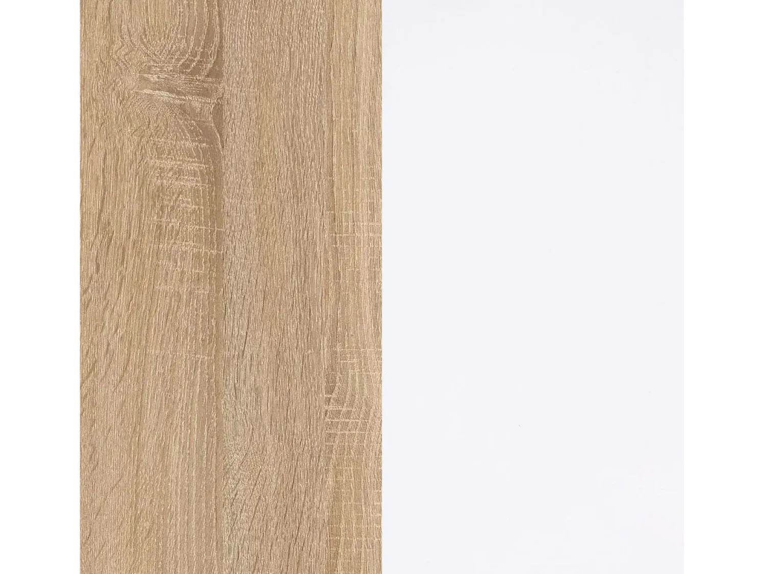Online duehome Vitrina Lira Blanco Artik (Blanco Mate) - Roble Canadian Natural claro