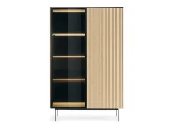 Vitrine : Carvalho Vicenza, 107 x 163 x 39 cm^ Vitrina