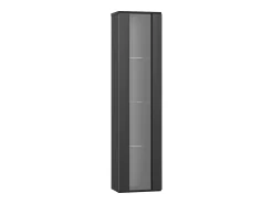 ModernLuxe Vitrine 40×29×170 cm - iluminação LED multicolor com controle remoto - divisórias de vidro -^ Vitrina