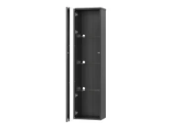 ModernLuxe Vitrine 40×29×170 cm - iluminação LED multicolor com controle remoto - divisórias de vidro -^ Vitrina