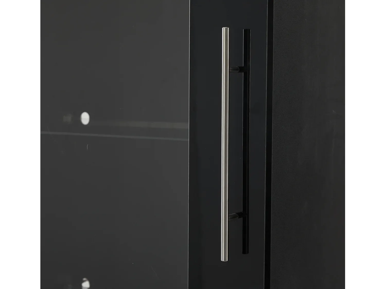 Hauss Spole Vitrine alta com 3 gavetas e 1 porta em acrílico, estrutura em MDF lacado , LED incluído - 60x35x180cm^ Vitrina