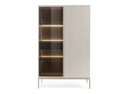 Vitrine AMBIHOME ANNA 01 - Caxemira, C104xA166xP39cm^ Vitrina