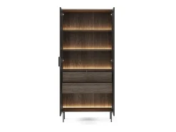 Vitrina| Vitrine, carvalho Dunin, 91,5 x 194,6 x 39,3 cm Castanho