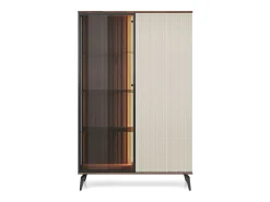 Outlet Vitrine, Caxemira / Noz de Vármia, 103 x 162 x 39 cm Bege