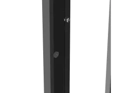 Hauss Spole Vitrine com porta em acrílico e iluminação LED - prateleiras em vidro - 40 x 29 x 170 cm^ Vitrina
