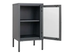 Vitrina* Vitrine Dalby, , 35x38x70 cm, Kendra Home Cinzento
