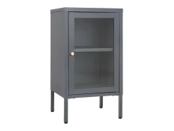 Vitrina* Vitrine Dalby, , 35x38x70 cm, Kendra Home Cinzento