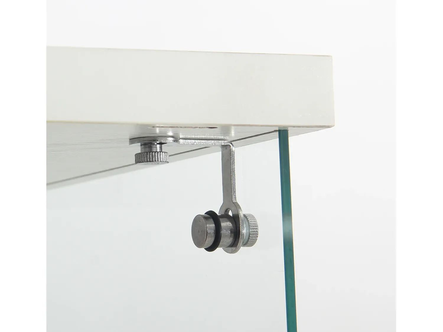 Vitrine de vidro com 4 prateleiras, LED, 1 porta, 164x42x36 cm, armário de coleta, , transparente^ Vitrina