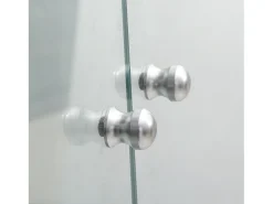 Vitrine de vidro de 163,9 x 36,49 x 80,49 cm, com prateleiras e iluminação LED, armário de curiosidades com porta dupla^ Vitrina
