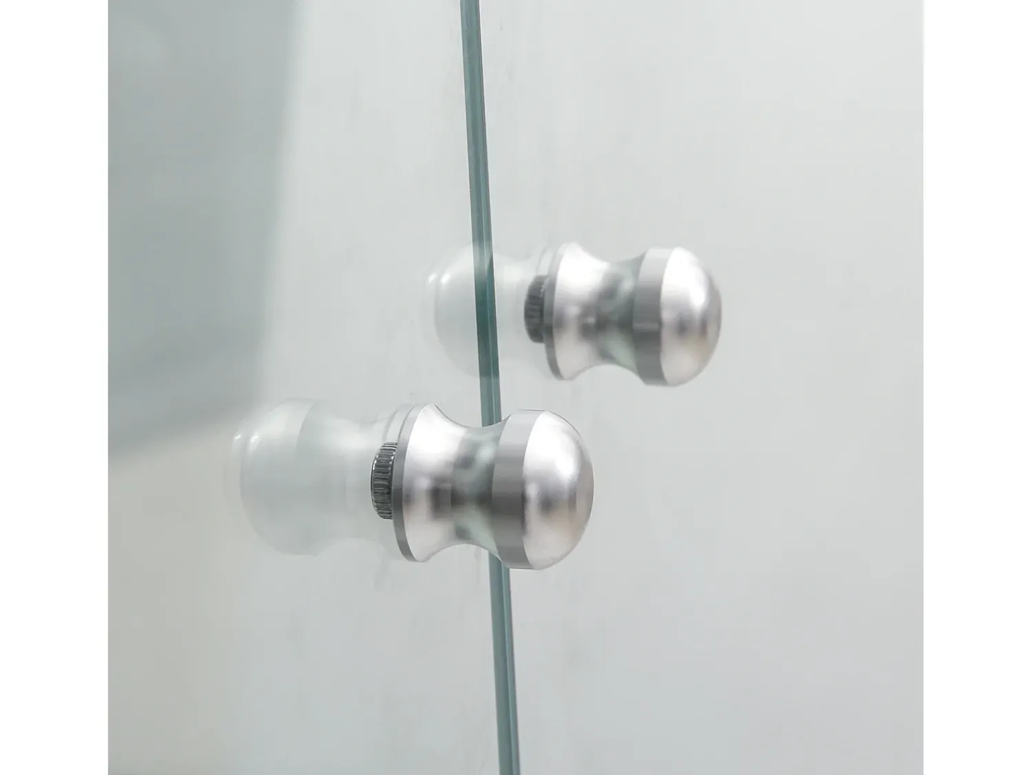 Vitrine de vidro de 163,9 x 36,49 x 80,49 cm, com prateleiras e iluminação LED, armário de curiosidades com porta dupla^ Vitrina