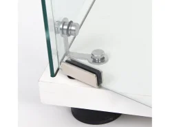Vitrine de vidro GAHRELPER – 3 prateleiras, 1 porta, vidro temperado, , 42x36x125 cm^ Vitrina
