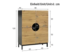 Vitrine e sapateira 2 em 1 – Design moderno com prateleiras ajustáveis e amplo espaço de armazenamento.^ Móvel De Arrumação|Sapateira