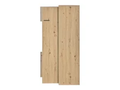 Sale ModernLuxe Vitrine H 160cm com LED - 3 portas e 8 compartimentos - Natural Natural claro