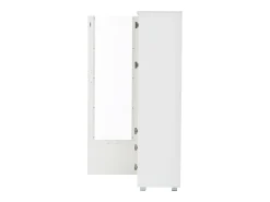 Hauss Spole Vitrine LED branca com portas em acrílico e 3 prateleiras, 50x40x160 cm^ Vitrina