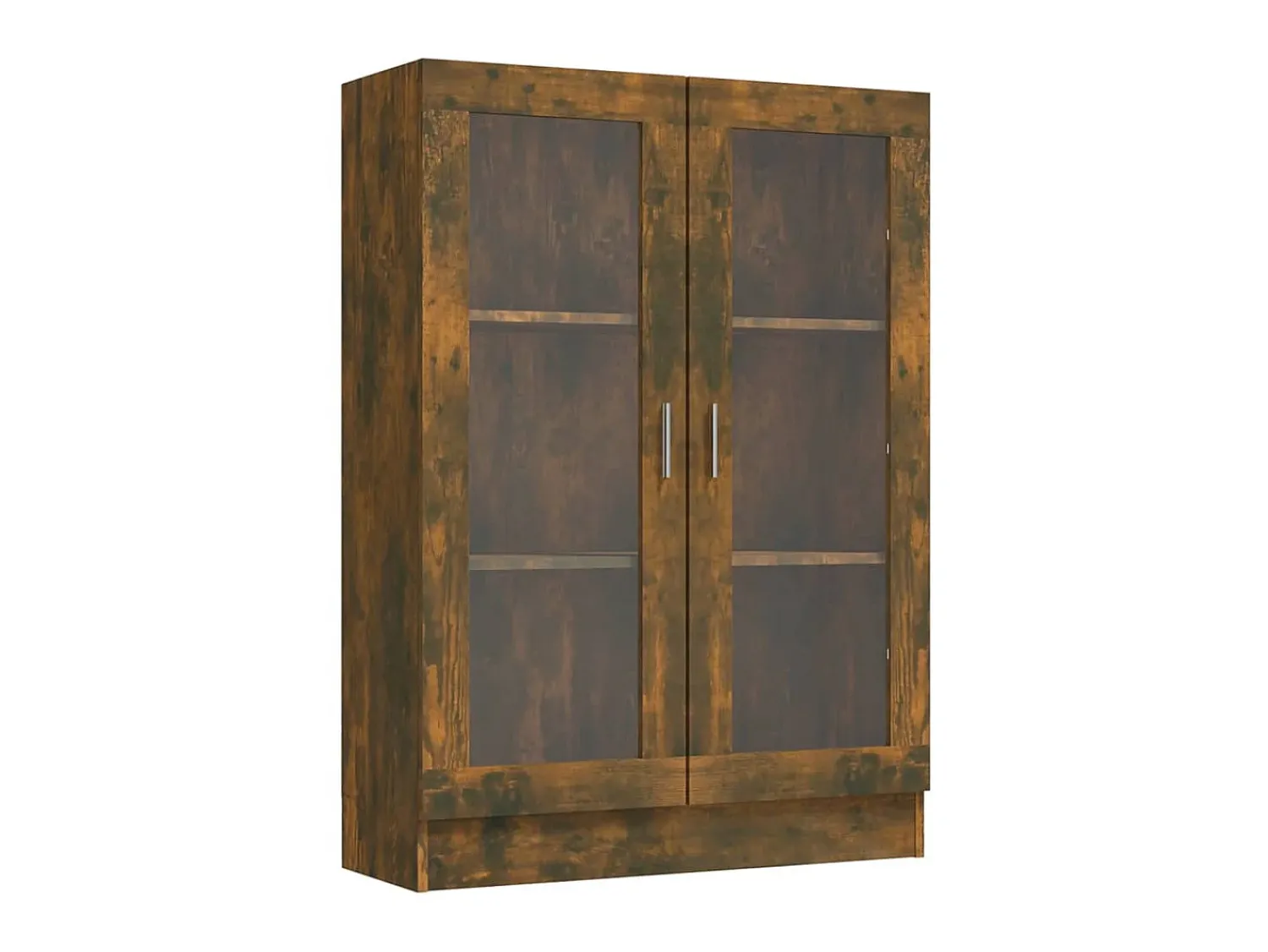 Best Vitrine 82,5x30,5x115 cm derivados de madeira carvalho fumado PT717678 Castanho