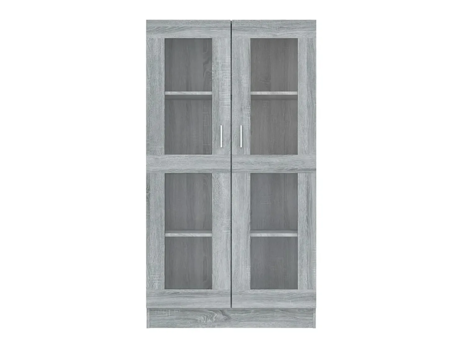 Vitrine 82,5x30,5x150 cm derivados de madeira sonoma PT246684^ Vitrina