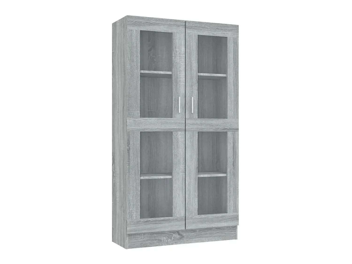 Vitrine 82,5x30,5x150 cm derivados de madeira sonoma PT246684^ Vitrina