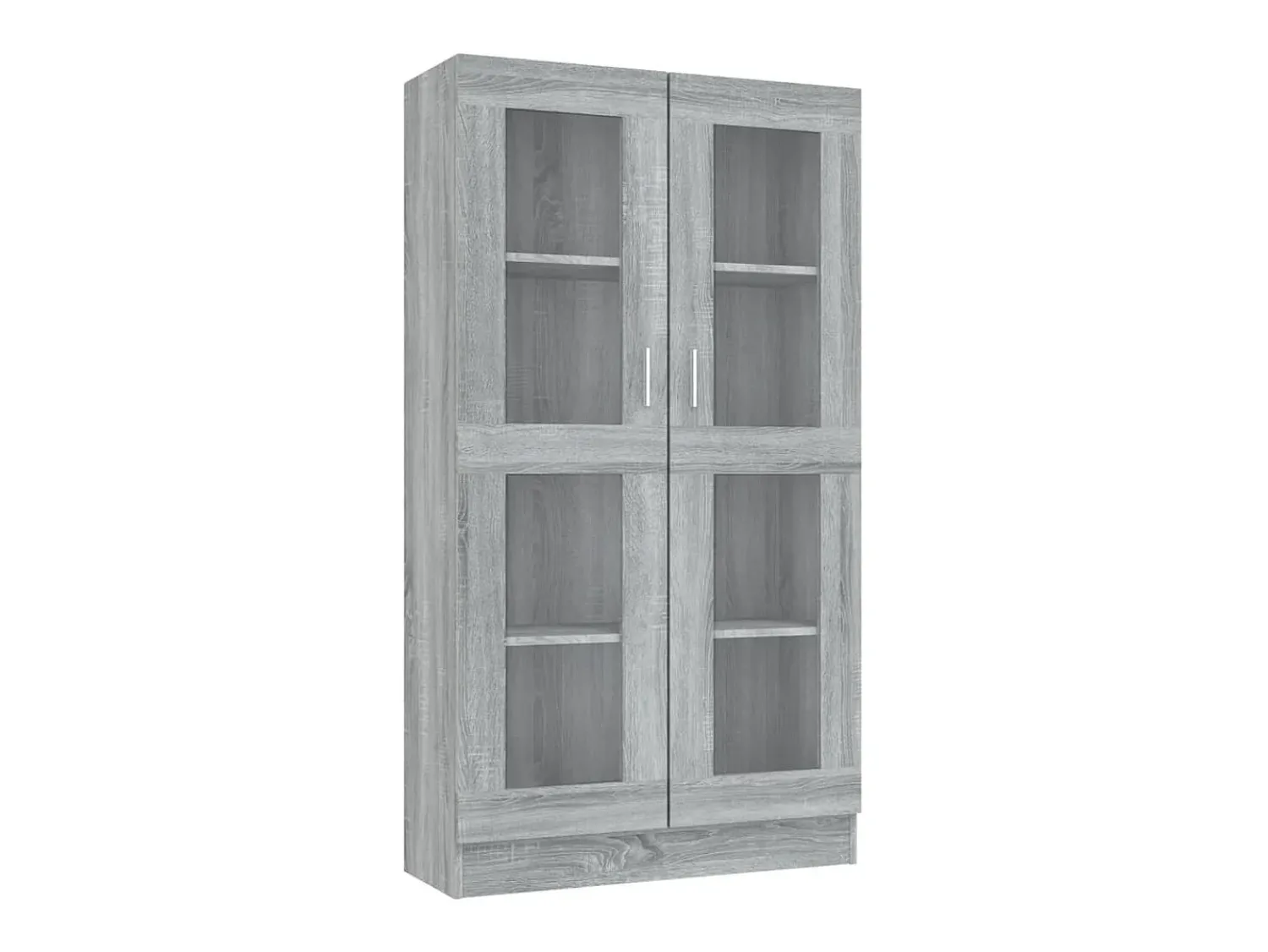 Vitrina*vidaxl Vitrine 82,5x30,5x150 cm derivados de madeira sonoma Cinzento