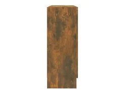 Vitrina* Vitrine 82,5x30,5x80 cm derivados de madeira carvalho fumado PT522154 Castanho