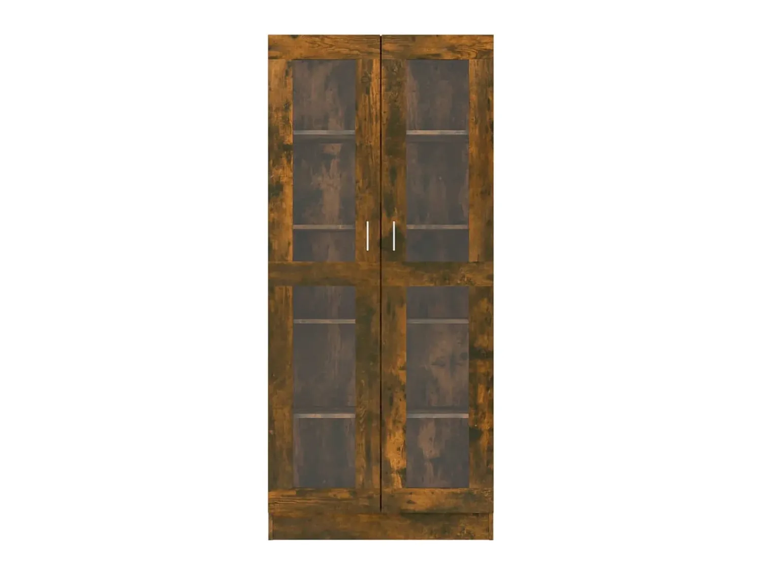 Vitrina| Vitrine 82,5x30,5x185,5 cm derivados de madeira carvalho fumado PT359749 Castanho